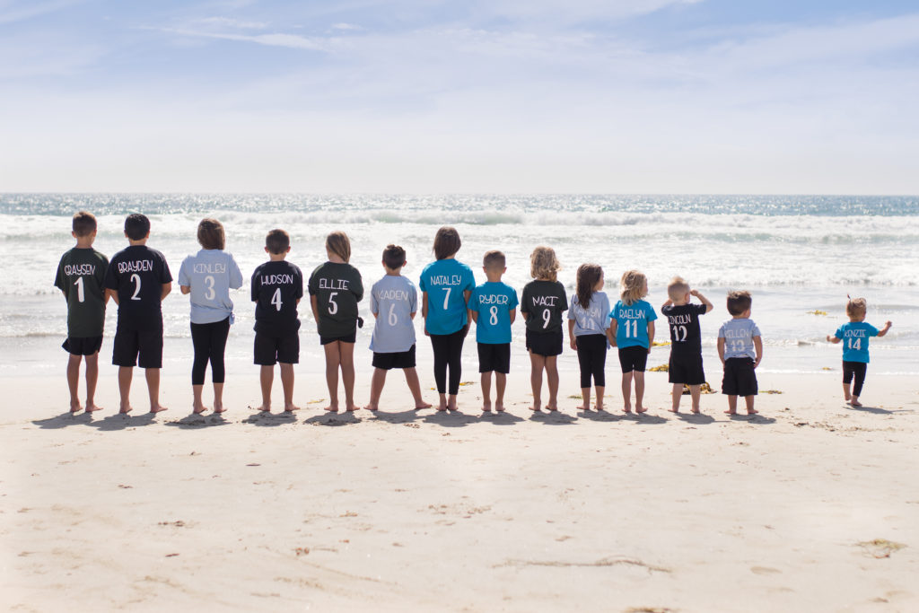 Matching Cousins' Shirts