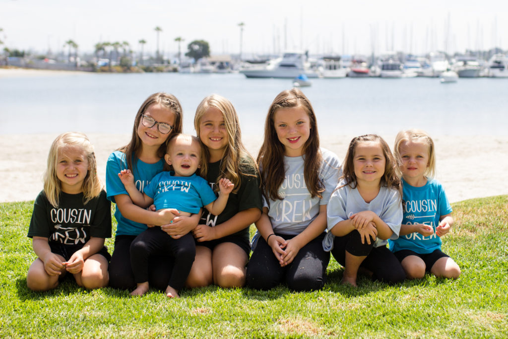 Matching Cousins' Shirts