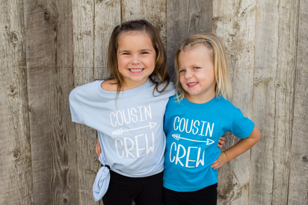 Matching Cousins' Shirts