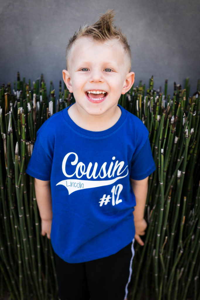 Cousins Photo with Matching Shirts | 2019 | WWW.GLUTTONFORCHAOS.COM