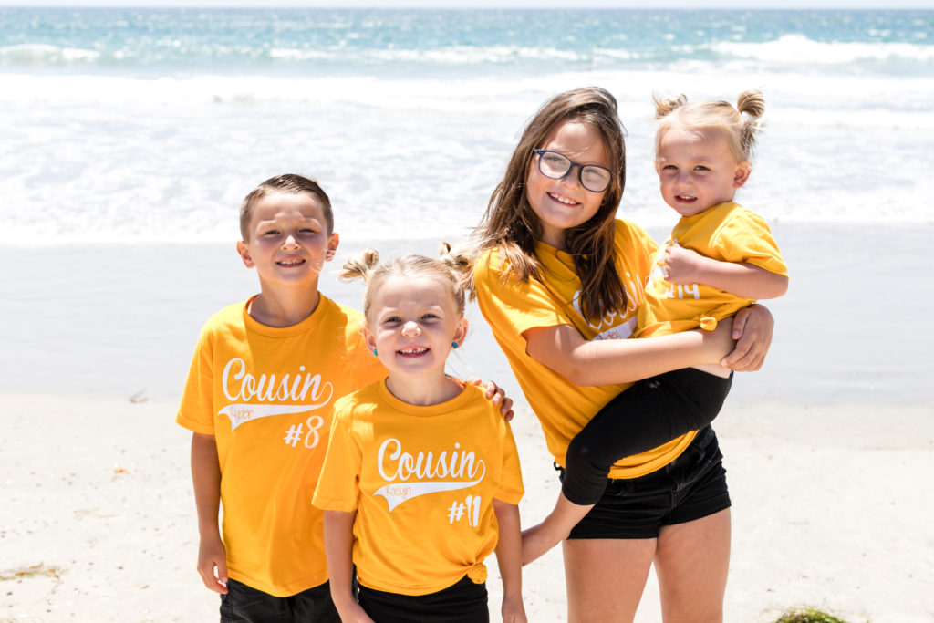 Cousins Photo with Matching Shirts | 2019 | WWW.GLUTTONFORCHAOS.COM