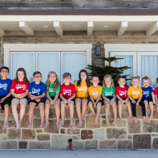 Cousins Photo with Matching Shirts | 2019 | WWW.GLUTTONFORCHAOS.COM